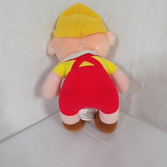 Pinocchio Vintage Walt Disney's Productions Classic Plush Stuffed Doll Toy 7" - Picture 5 of 8